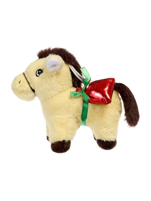 Мягкая игрушка Лошадка с подарочками, 12 см, на подвесе, МИКС - Simaland фото 2