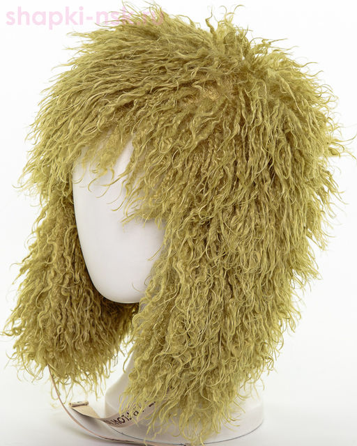 Лама экомех козлик Ушанка женская флис (56-57)