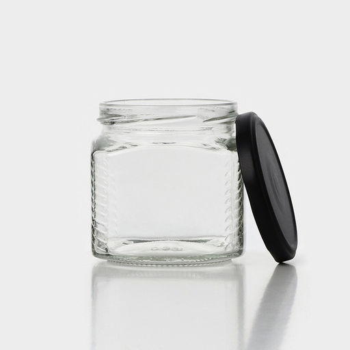 Набор стеклянных банок с черной крышкой и этикеткой, ТО-82, 0,39 л, 6 шт - Simaland фото 4