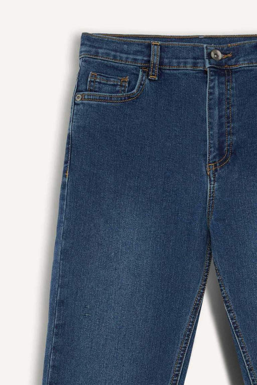 Джинсовые брюки свободного кроя для мальчиков прямого кроя - Defacto фото 7