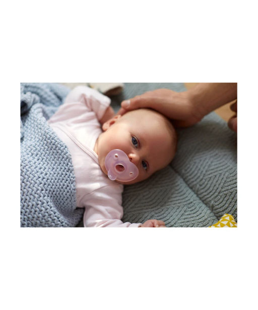 philips avent / Соска Пустышки цельно-силиконовые Soothie 0-6 мес. 2 шт. фото 4
