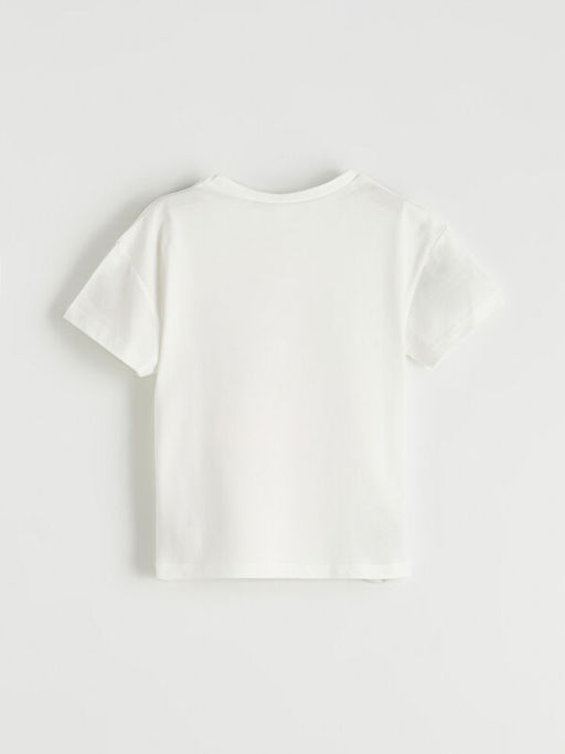 K?z ?ocuk Minnie Mouse Bask?l? Ti??rt