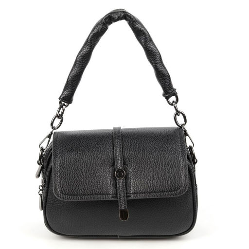 Женская сумка через плечо из эко кожи 9803 Блек - Cidirro фото 2