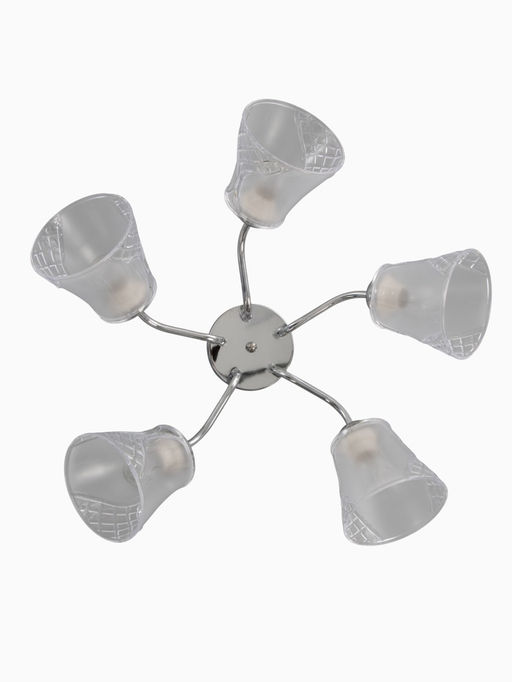 Люстра 12275/5CR, 5×40 Вт, E27, 62×18×20 см