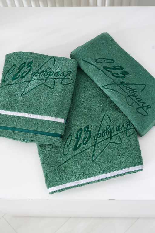 14418/13 "23 февраля"полотенце махровое плотность 350гр