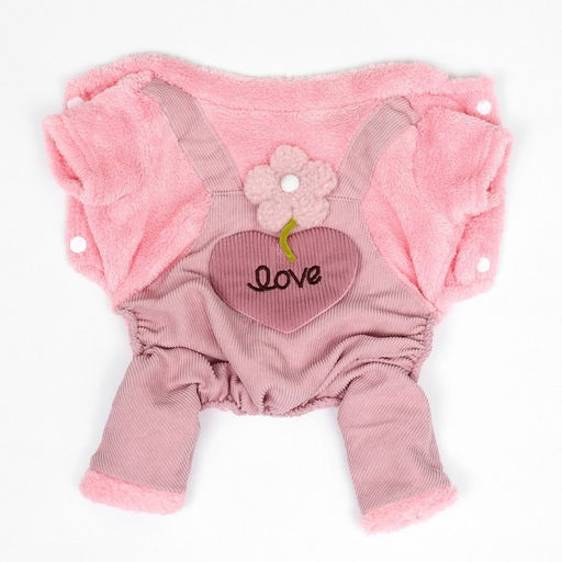 Комбинезон Love, размер XL (ДС 40 см, ОГ 50 см, ОШ 40 см), розовый - Simaland фото 8