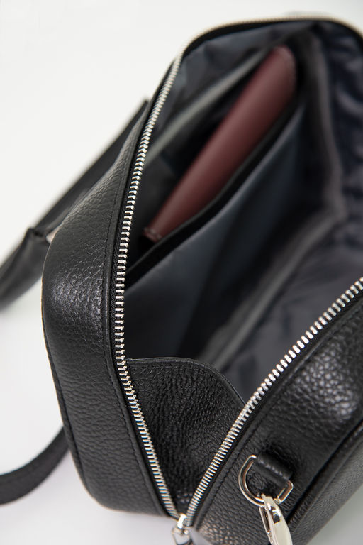 Сумка с аппликацией ДС-609-352 черный - Protege фото 6