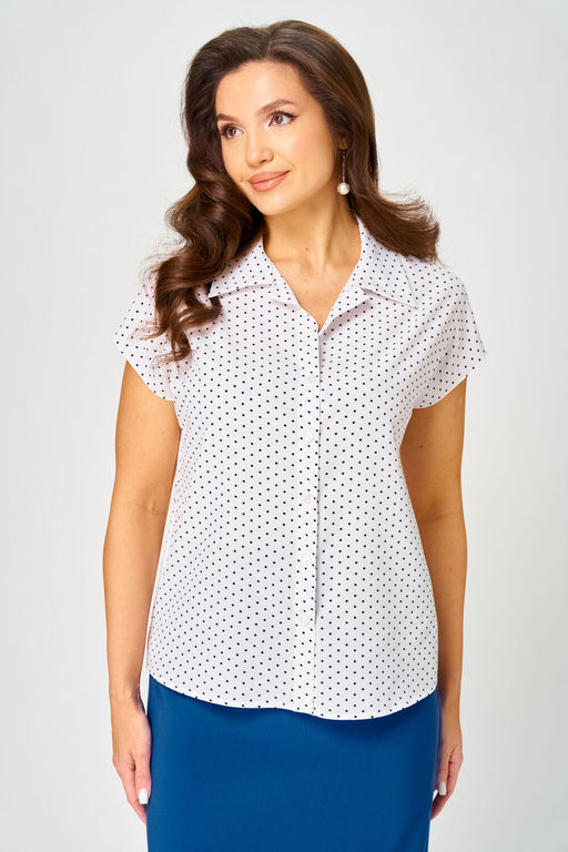 Блуза Lenata 12550 горох