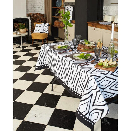 Скатерть Этель Марокко 150х110 +/- 3см, 100% хлопок, репс 210 г/м2  фото 11