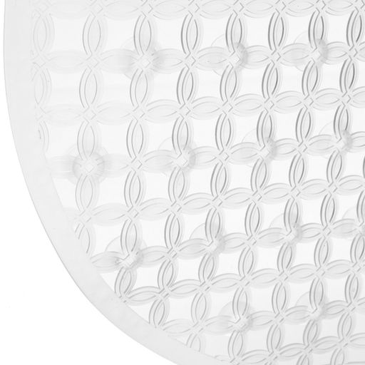 Коврик в ванну 64х34 "Куба" белый