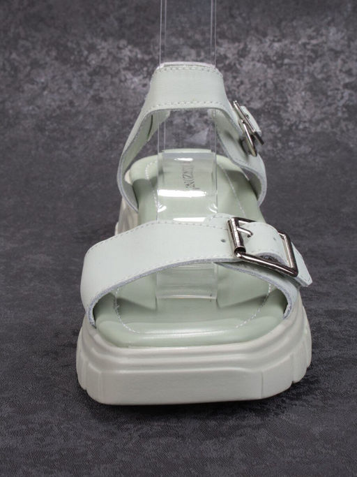 08-PEXL130-3 LT.GREEN Босоножки женские (натуральная кожа) - No name фото 7