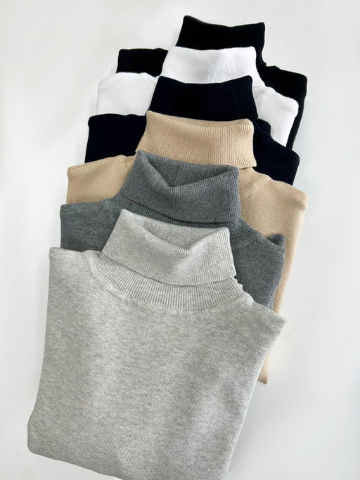 Джемпер (водолазка) 33-12240 бежевый - Mini maxi фото 32