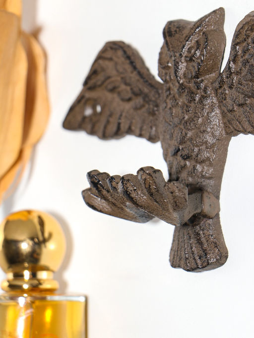 Крючки декоративные металл "Летящая сова" 17,7х9,5х3,8 см