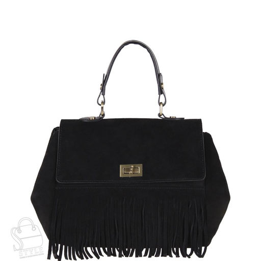 Сумка женская кожаная 889NNAA black Natale Navetta в Новосибирске