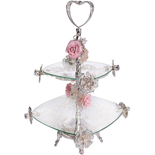 30823 Конфетница 2-х ярус 31,5х31,5х52см MB (х8) - Mayer&boch фото 2