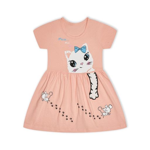 Платье Кошки-Мышки Персиковый - Ronda фото 2