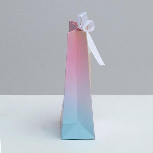 Пакет подарочный с лентой Love, 13 23 7 см - Дарите счастье фото 3