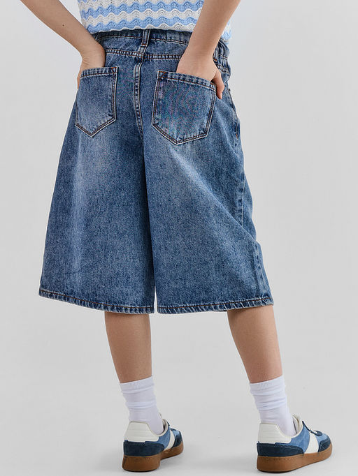 БЕРМУДЫ ДЖИНСОВЫЕ ДЛЯ ДЕВОЧЕК - Mark formelle фото 3