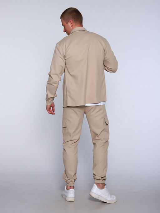 Брюки джоггеры Стоун_М260/бежевый - Ihomelux фото 12