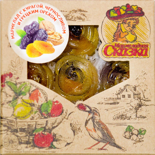 Мармелад желейный формовой Сказка (грецкий орех, курага,чернослив) - Мармеладная сказка фото 3