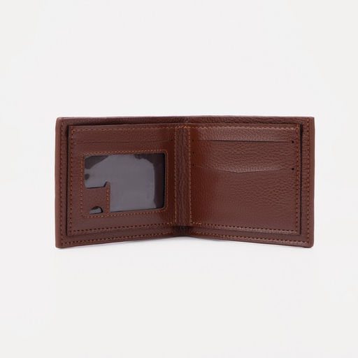 Портмоне мужское без застежки, отдел для купюр, для карт, цвет светло-коричневый - Simaland фото 3