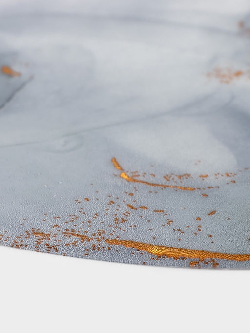 Цена за 12 шт. Салфетка сервировочная на стол Камень, d=38 см, цвет серый - Simaland фото 8