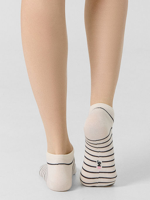 Носки женские Mark Formelle набор 3 пары молочный  фото 4