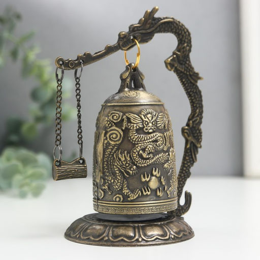 Колокол-гонг металл настольный Дракон 12х9х7 см - Simaland фото 2