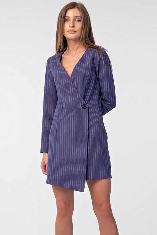 Офисное платье в полоску - Fly фото 9