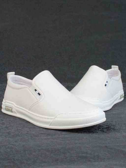 03-58571-JD01 WHITE Полуботинки спортивные мужские (натуральная кожа)