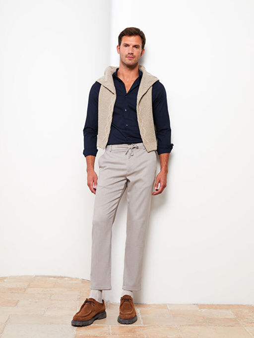 Slim Fit Uzun Kollu Erkek G?mlek