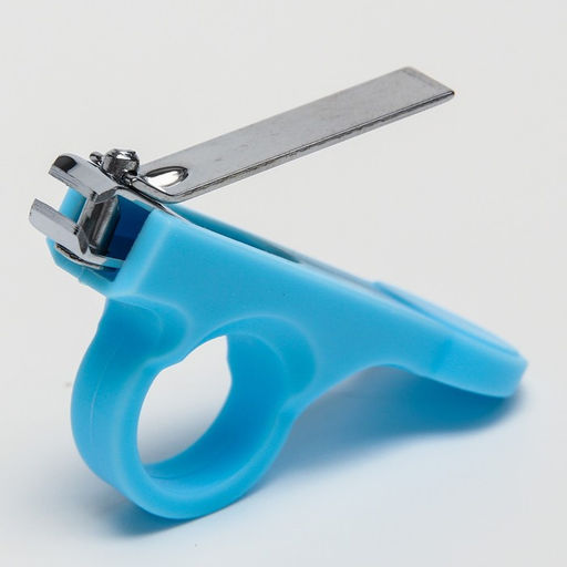 Набор по уходу за ребенком, 5 предметов: расческа, пинцет, ножницы, книпсер, пилка, голубой