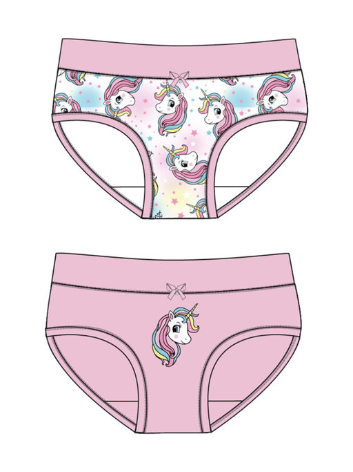 Трусы PlayToday Underwear для девочки набор 2 шт хлопок с эластаном розовый фото 2