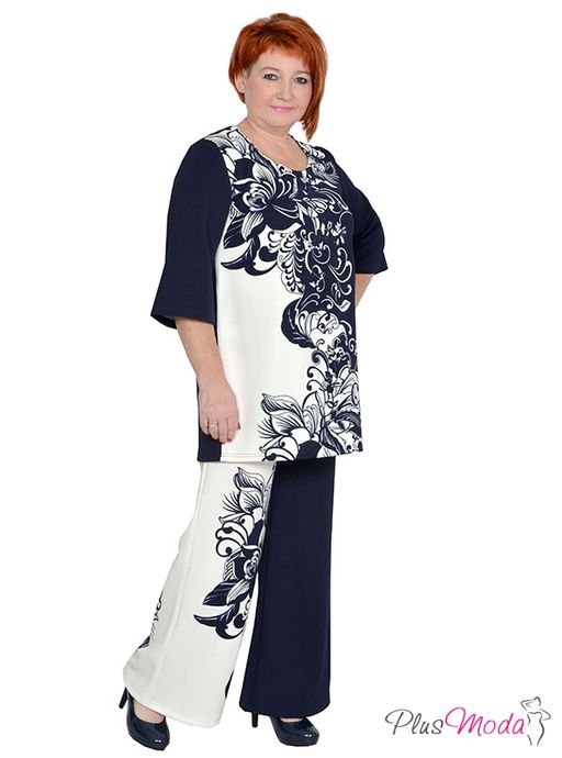 Туника Модель №1185 размеры 44-84 - Plusmoda фото 8