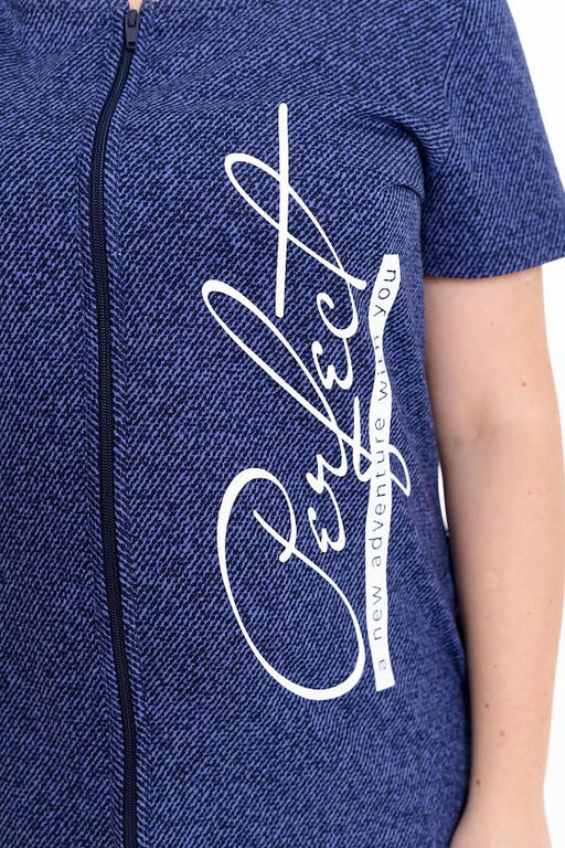 Халат М322107Пе синий - Елена фото 6