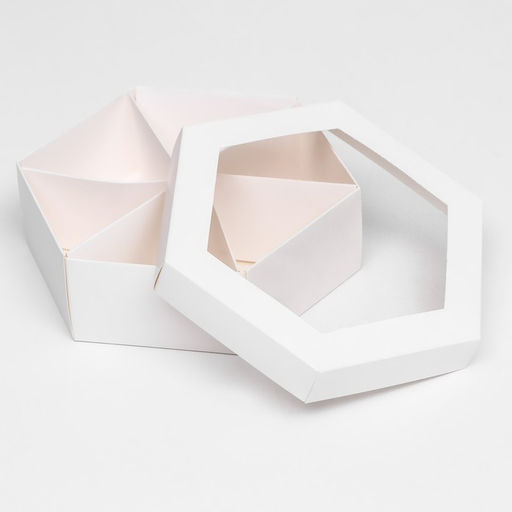 Цена за 5 шт. Менажница белая, 18,5 х 18,5 х 5,5 см - UPAK LAND фото 3