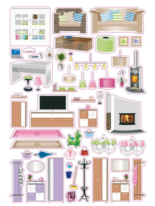 Мой дом наклеек - Робинс фото 4