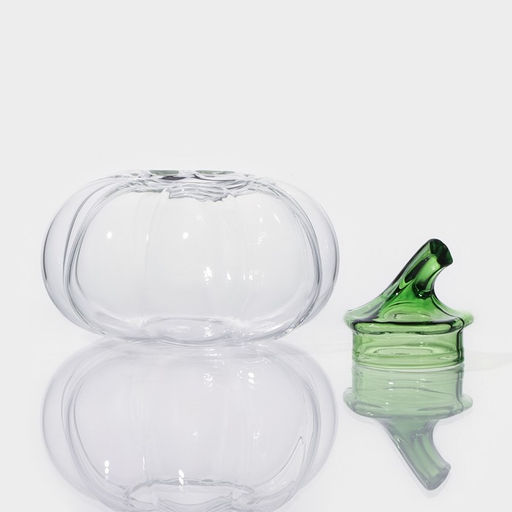 Конфетница стеклянная «Тыква», 800 мл, 15×13 см