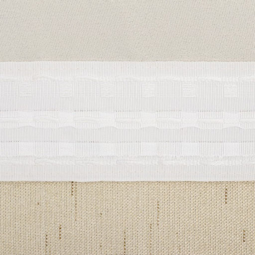 Штора портьерная «Этель. Классика», светло-бежевая, на шторной ленте, 130×300 см