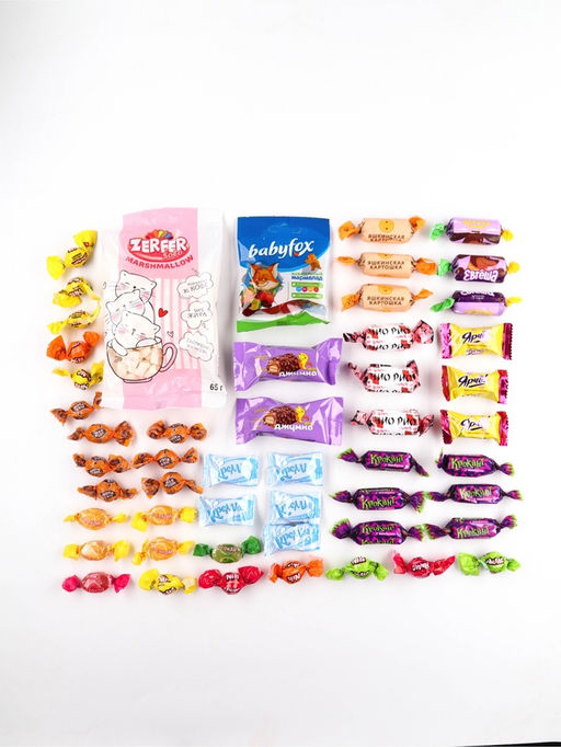 Сладкий детский новогодний подарок Чудесного Нового года, конфеты 500 г, пазл