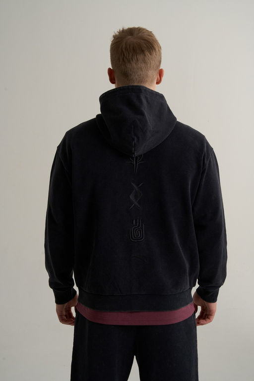 Толстовка на молнии Черный KAI Knit Track Top - Anta фото 8