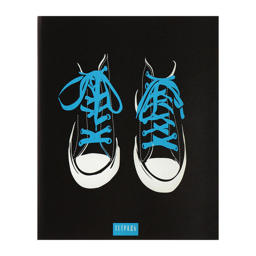 Набор тетрадей 96 листов в клетку Calligrata «Кеды», обложка мелованный картон, блок офсет, 4 шт.