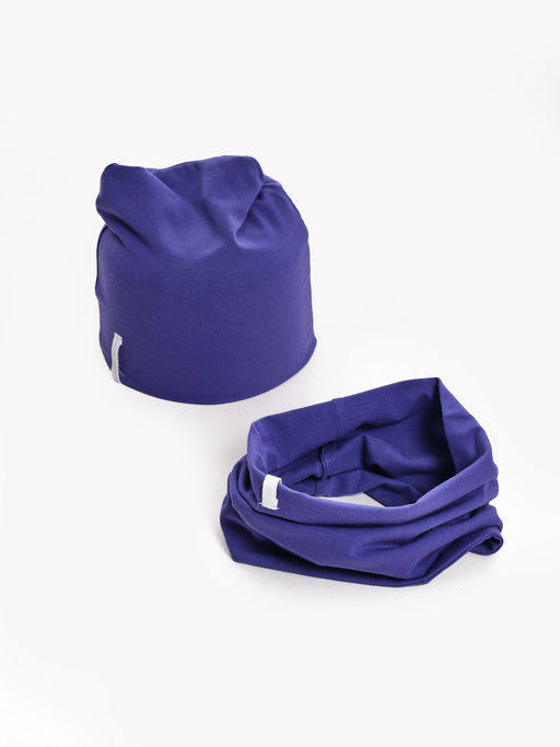 Комплект (шапка+снуд) UD 3017 фиолетовый