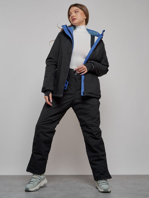 Горнолыжный костюм женский зимний черного цвета 005Ch - Chunmai фото 23