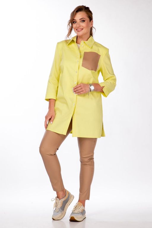 Костюм Belinga 2258 желтый+бежевый  фото 4