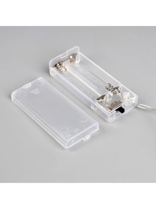 Гирлянда Нить 2 м с насадками Розовый фонарик, IP20, прозрачная нить, 10 LED, от батареек АА?2, свечение тёплое белое - Luazon lighting фото 9