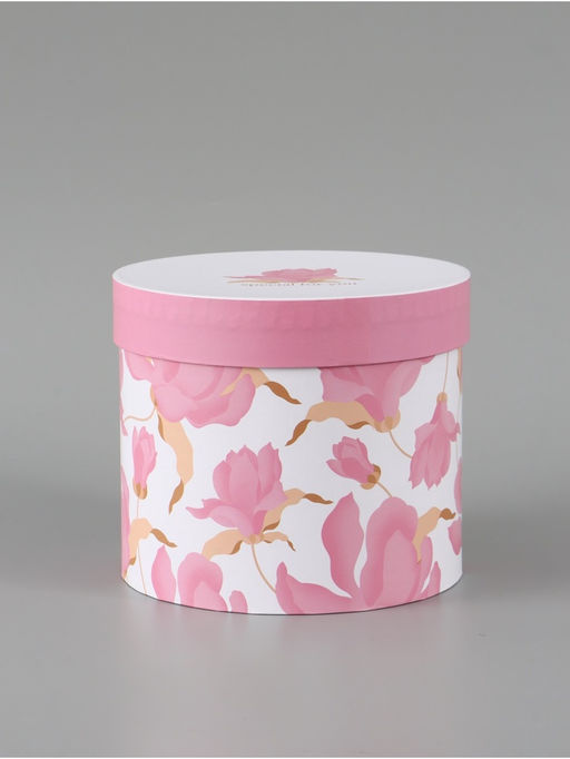 Набор шляпных коробок 5 в 1 «Нежные лилии», 13 × 14 ‒ 19.5 × 22 см