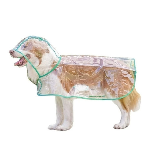 Дождевик для крупных пород собак "KOMFORT", прозрачный, р 6XL