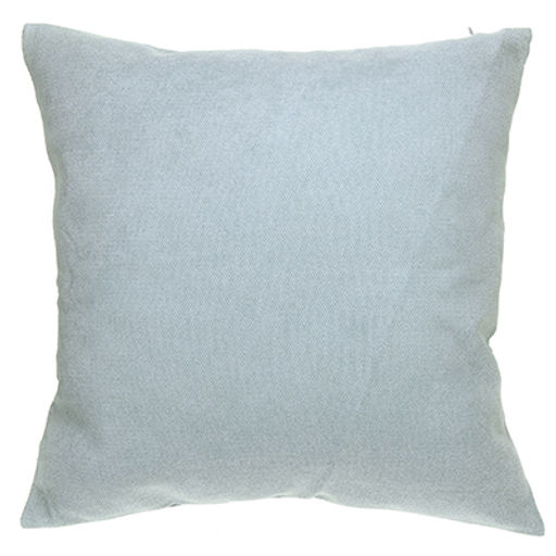 Наволочка декоративная 43х43см "Диванная" серый, искусственная ткань, на молнии (Китай)