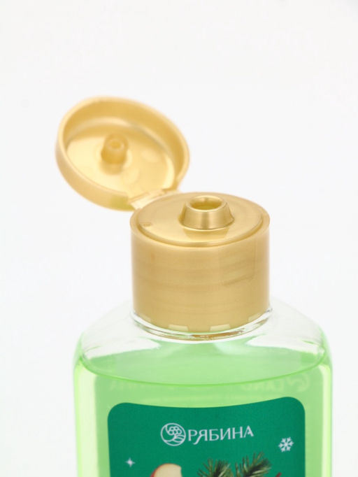 Подарочный набор новогодний: гель для душа 2 шт х100 мл, мочалка для тела, аромат яблоко и глинтвейн, URAL LAB